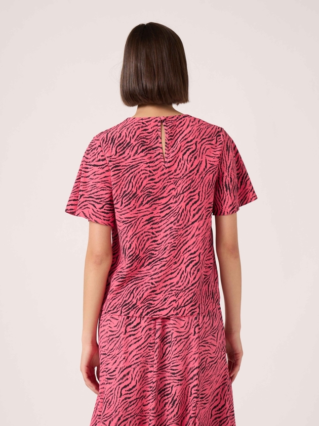 Blouse imprimé tigré