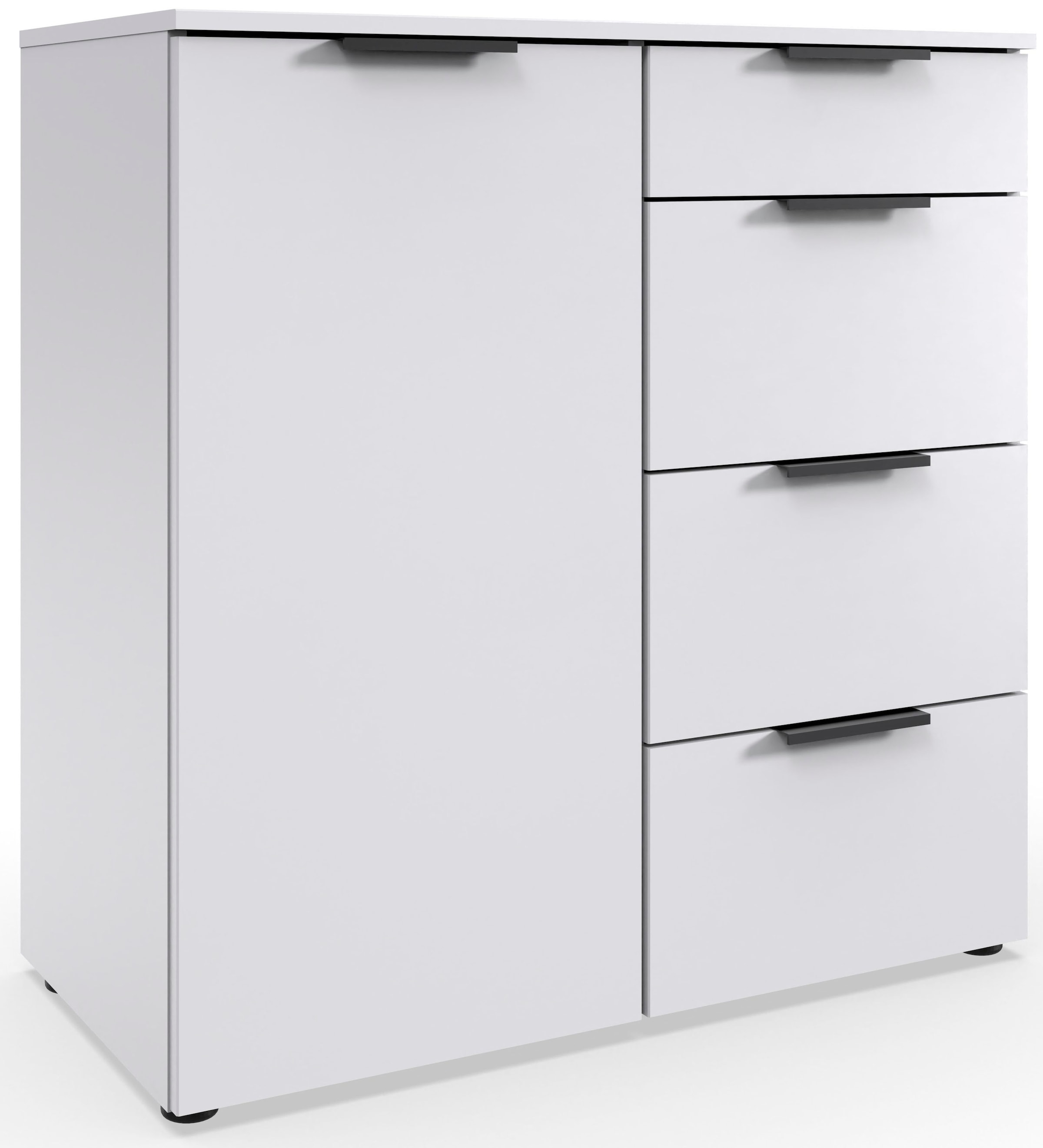 Wimex Kombikommode »Level by fresh to go« 1-türig mit 4 Schubladen, soft-close Funktion, 81cm breit, 84cm hoch