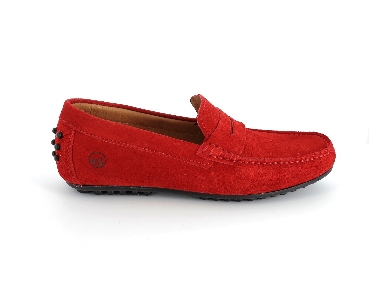 Les mocassins du sud-BAHAMA Daim Rouge