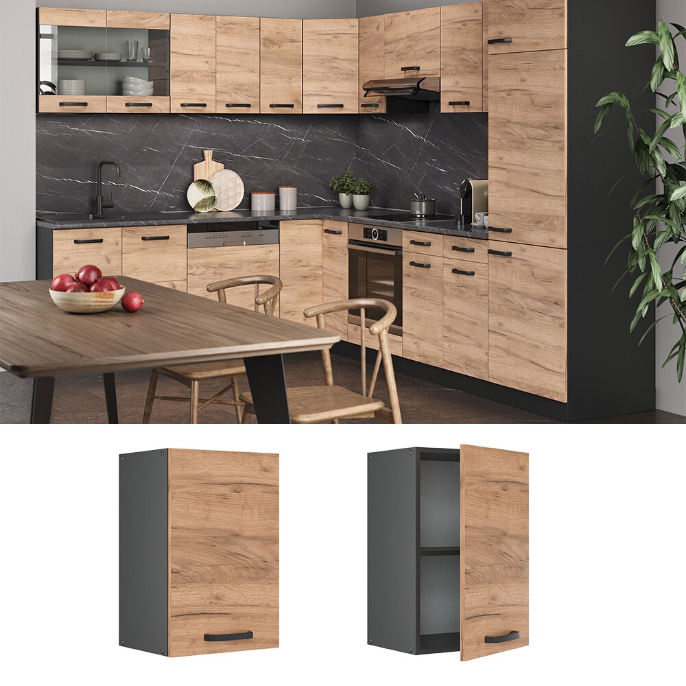 VICCO Küchenschrank Hängeschrank 40 cm R-Line Anthrazit