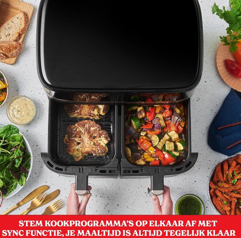 Russell Hobbs - Satisfry - Airfryer - Zwart - 9L - Digitale Touchscreen