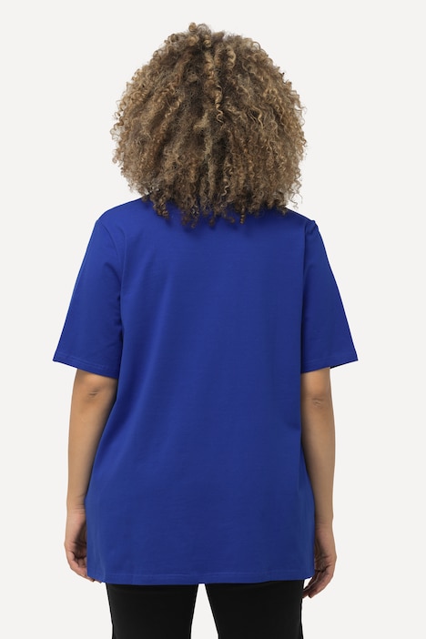 T-Shirt, A-Linie, V-Ausschnitt, Halbarm