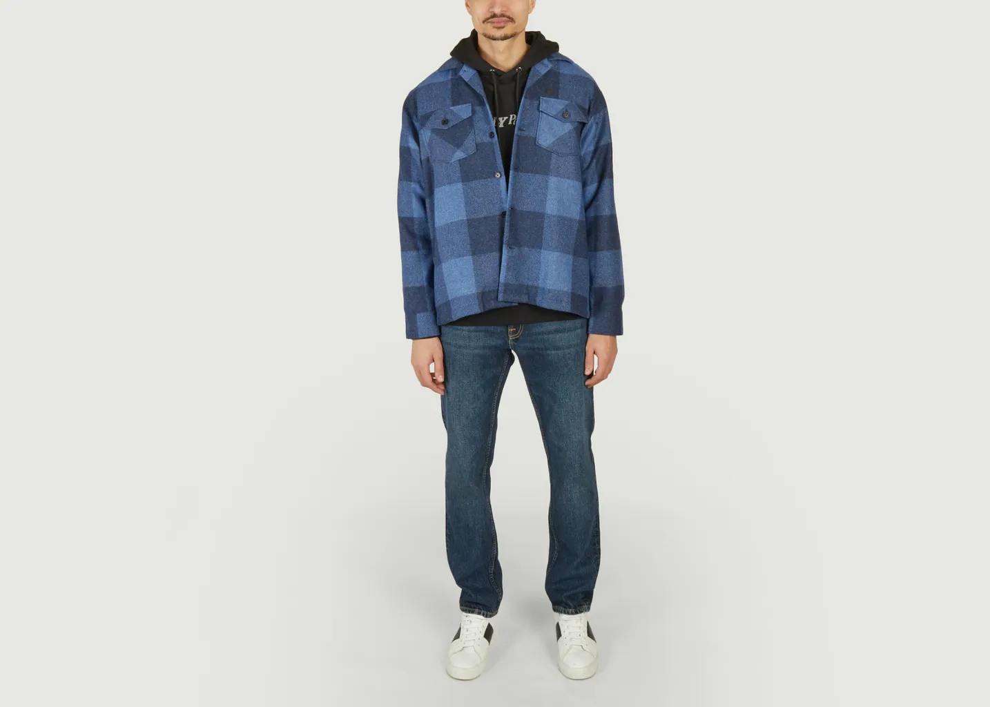 Surchemise Vincent Buffalo Carreaux Nudie Jeans