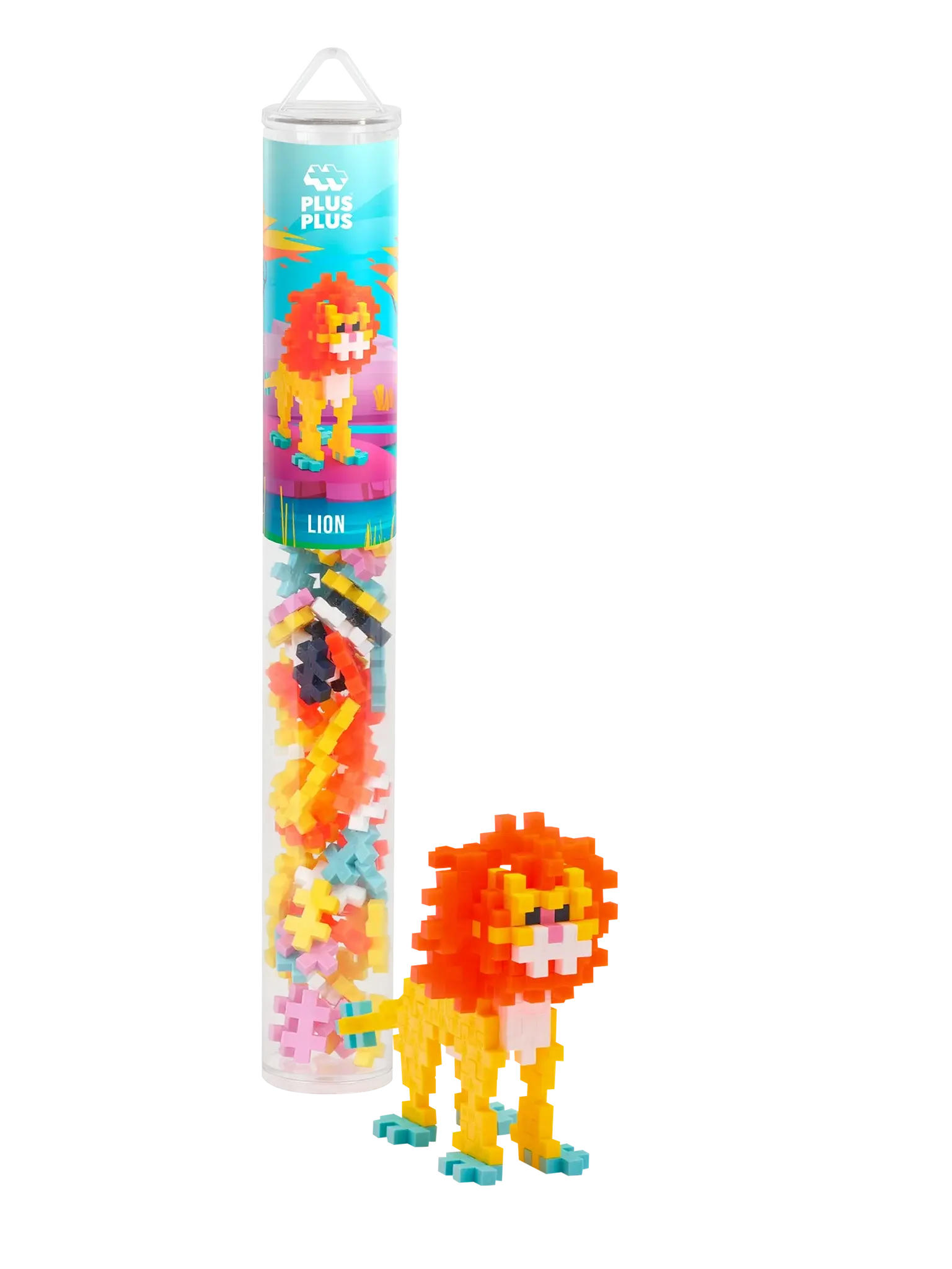 Plus Plus Tube - Leeuw ( 100 stukjes )
