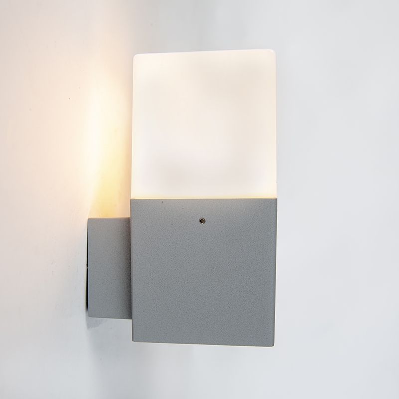 Denmark moderne buitenwandlamp grijs IP44
