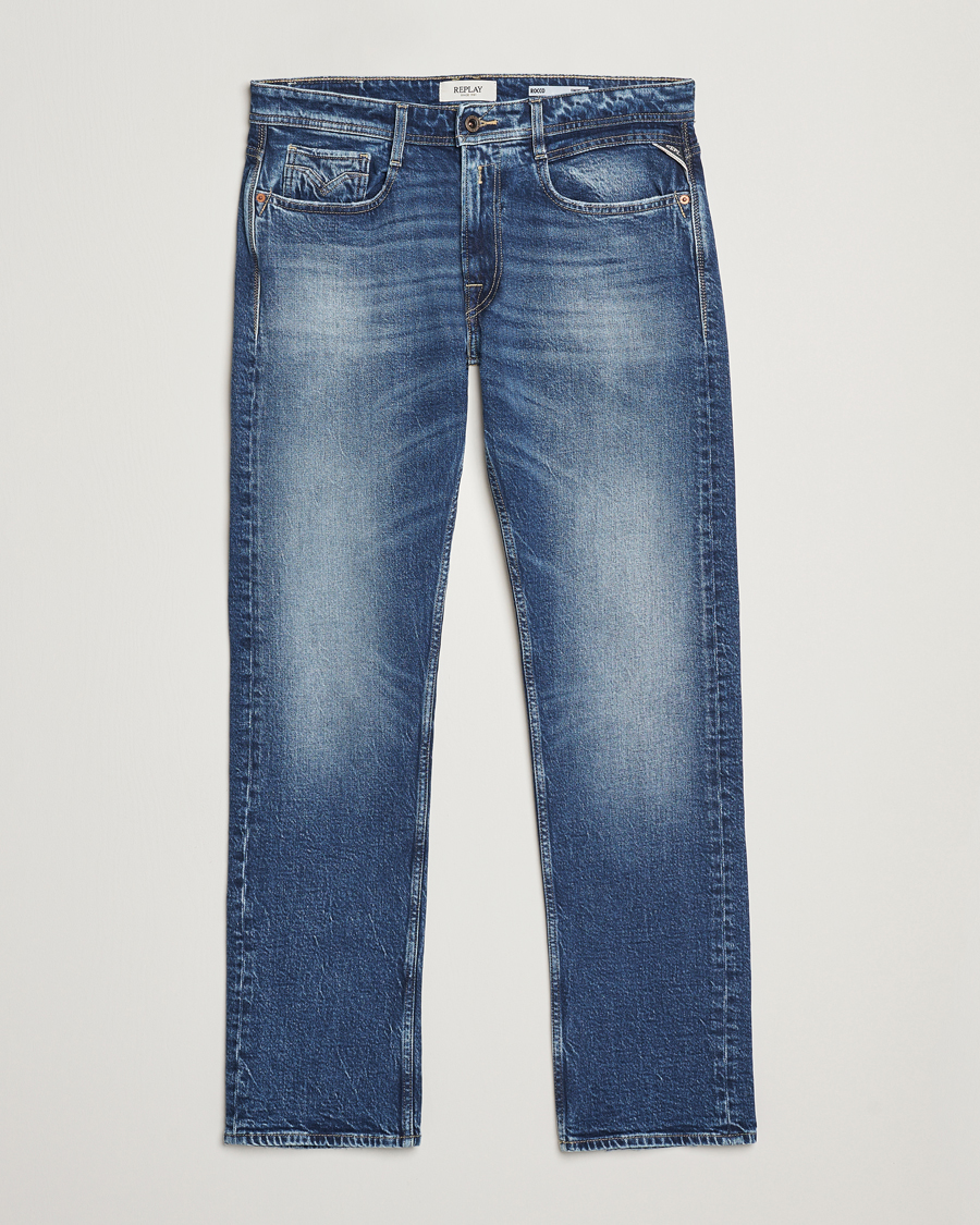Replay Rocco Comfort Fit Original Stretch Jeans Medium Blue