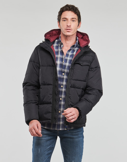 Scotch & Soda - HOODED PUFFER JACKET - Noir