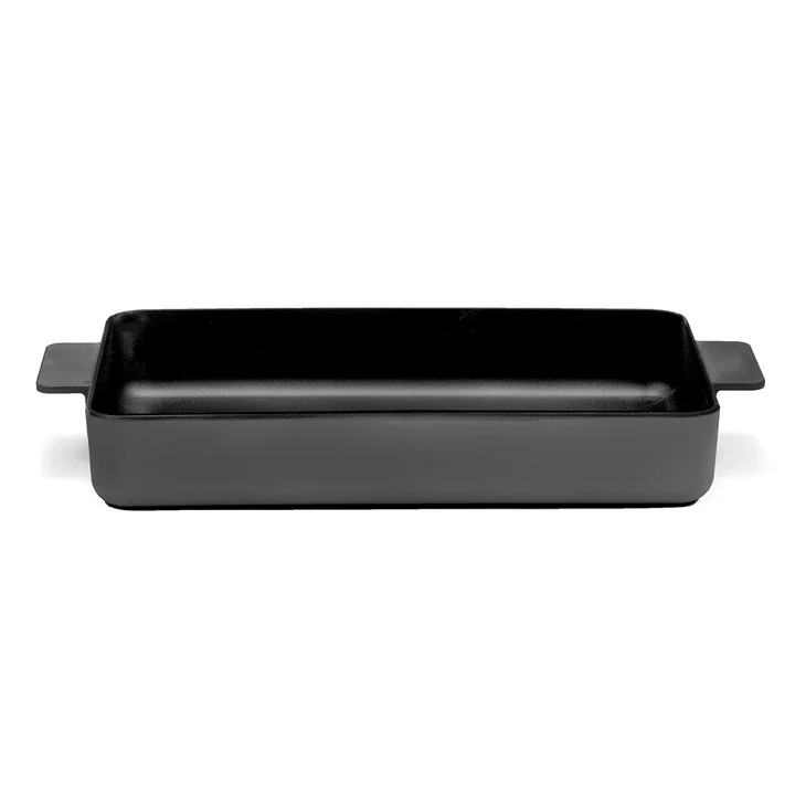 Serax - Surface Auflaufform aus Gusseisen, 37 x 28 cm, schwarz
