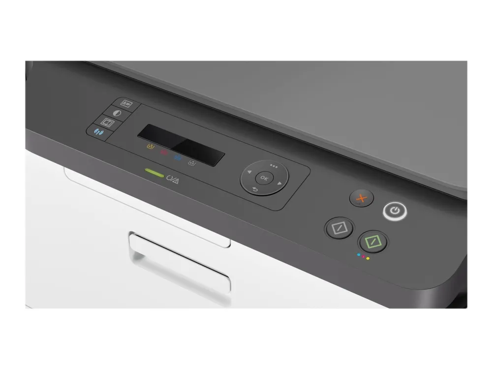 HP Color Laser MFP 178nw - Multifunktionsprinter - farve - laser - A4 (210 x 297 mm) (original) - A4/Letter (medie) - op til 18 spm (kopiering) - op til 18 spm (udskriver) - 150 ark - USB 2.0, LAN, Wi-Fi(n)