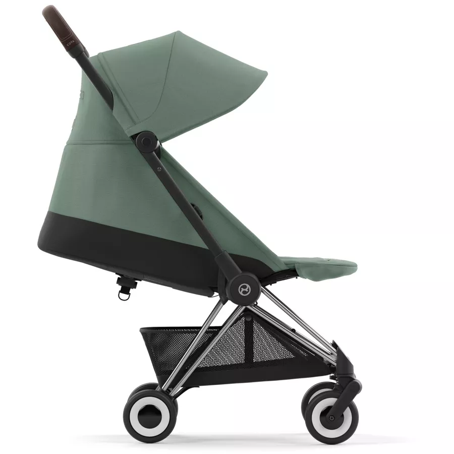 cybex PLATINUM Buggy Coya Chrome Dark Brown Leaf Green