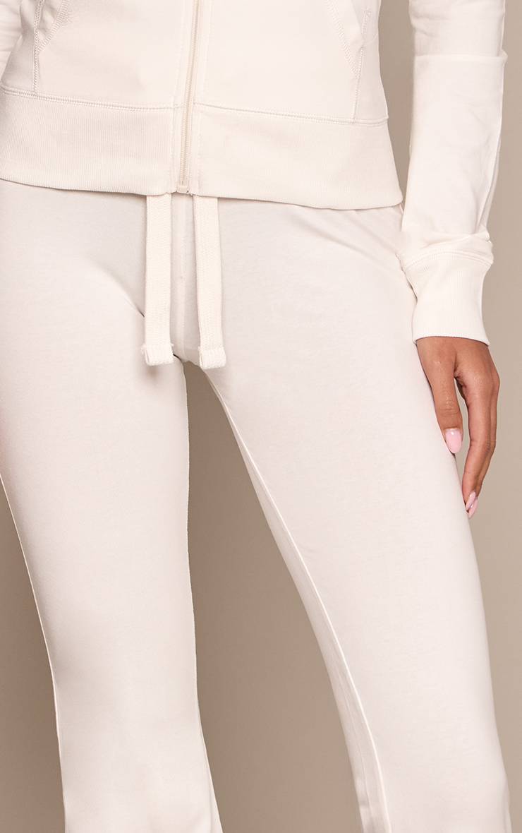 Crème Pantalon Évasé Skinny Taille Basse Tall