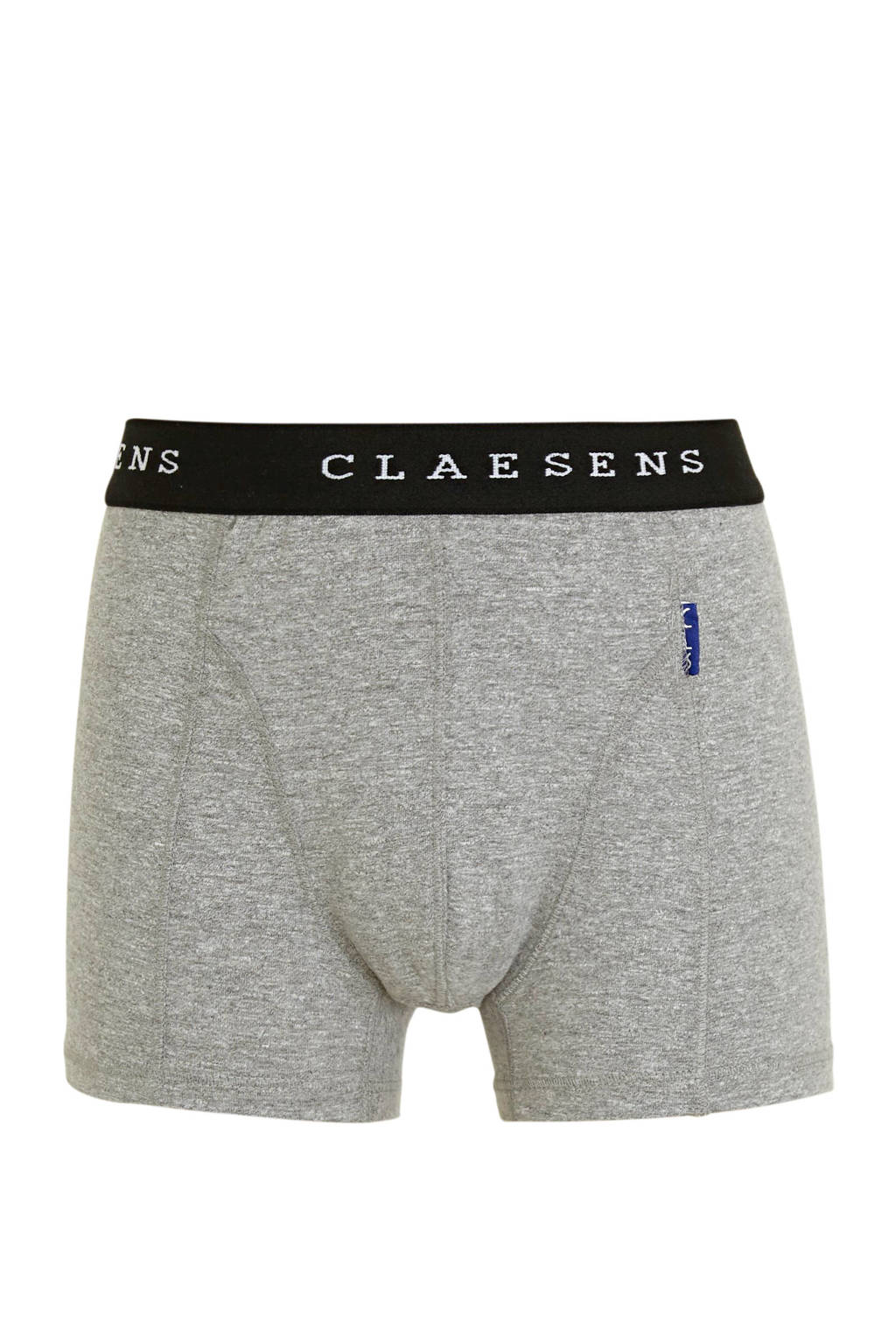 Strak in de bandboxershort - set van 2 grijs melange/wit