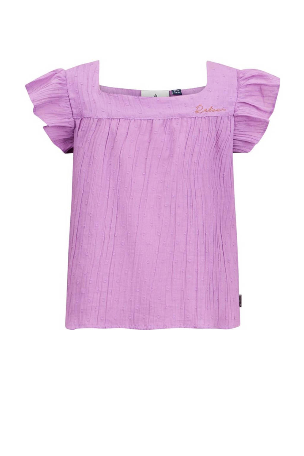 Retour Jeans top Isla met textuur lila