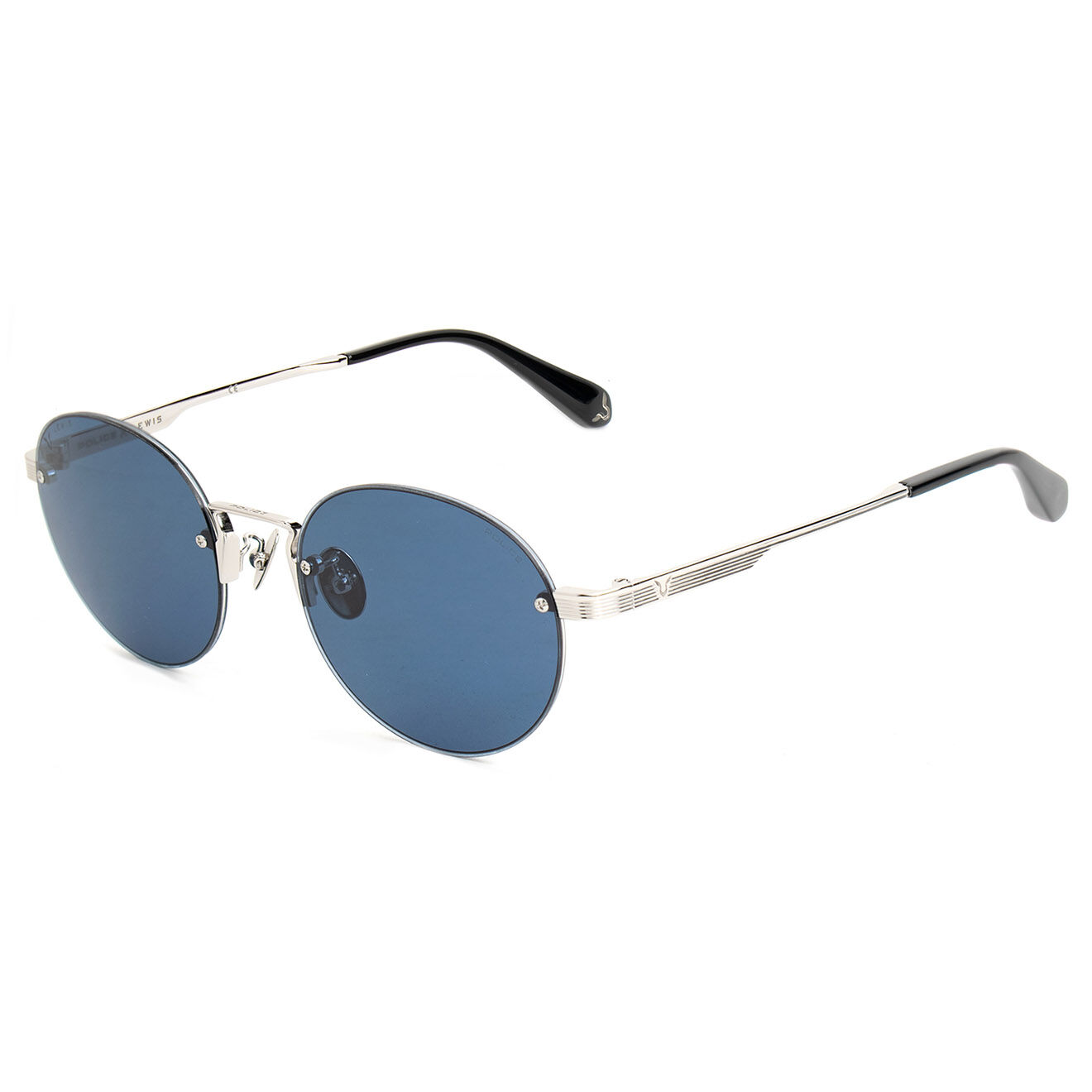 Police Lunettes de soleil Homme bleues