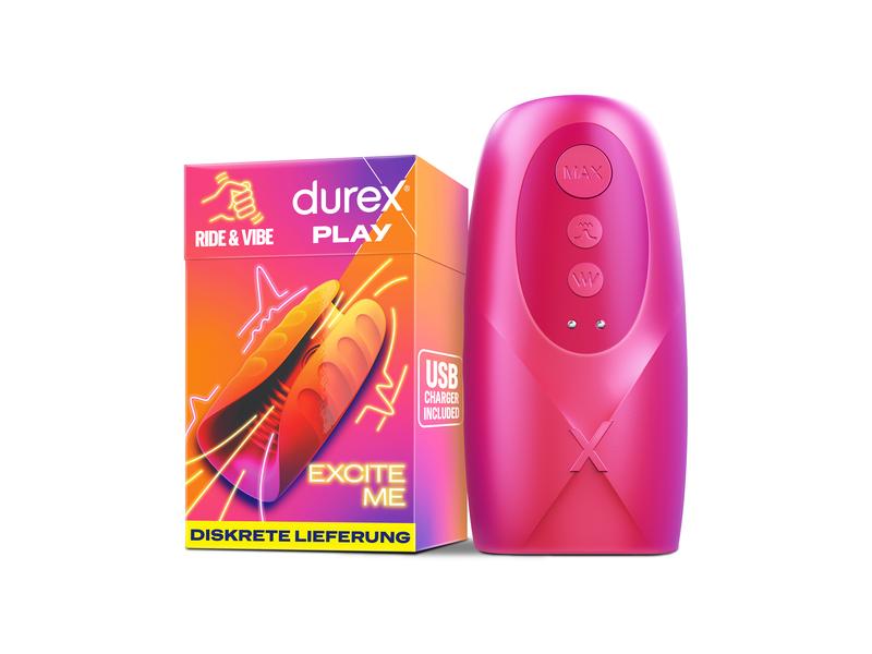 Durex Masturbator Ride & Vibe vibrierend Sextoy für den Mann mit sieben Vibrationsstufen