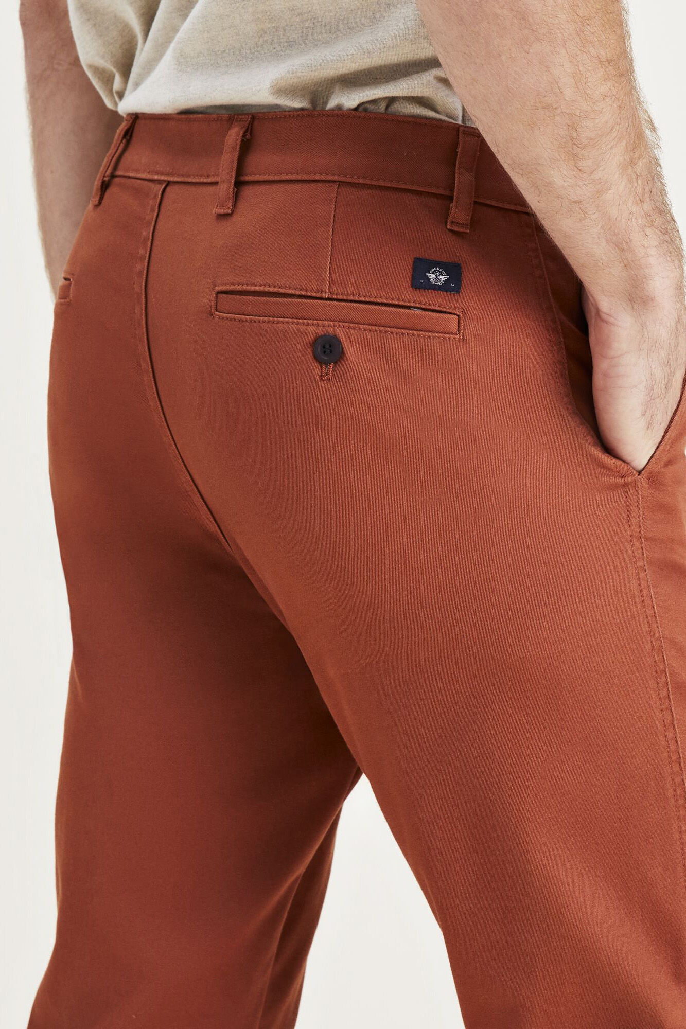 Calças Skinny Fit Original - Naranja