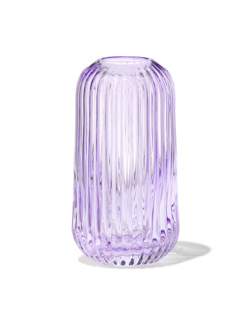 vase verre 2.5x11 lilas