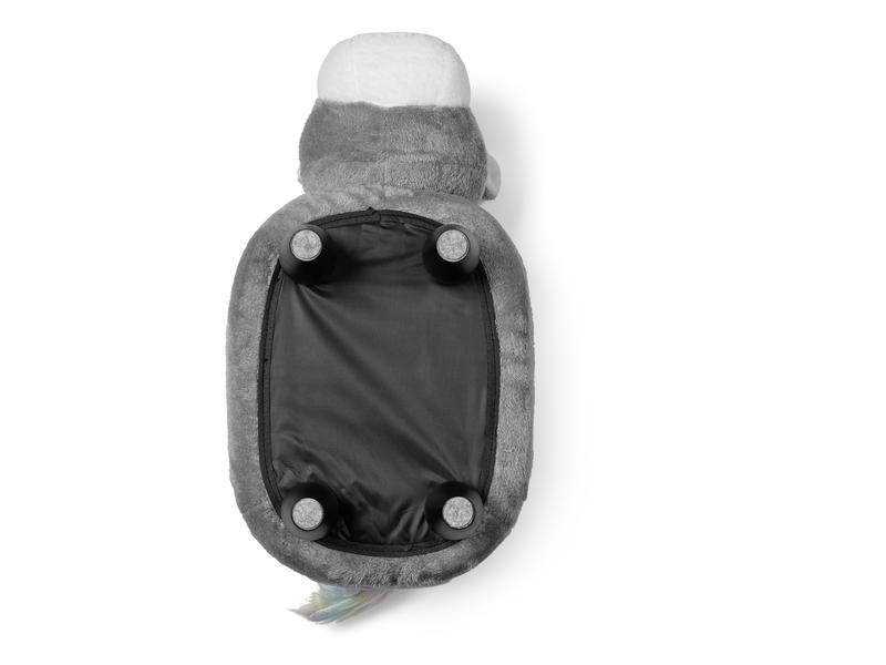 zoosy Kinderhocker Einhorn Enea Grau Hocker in Einhornform