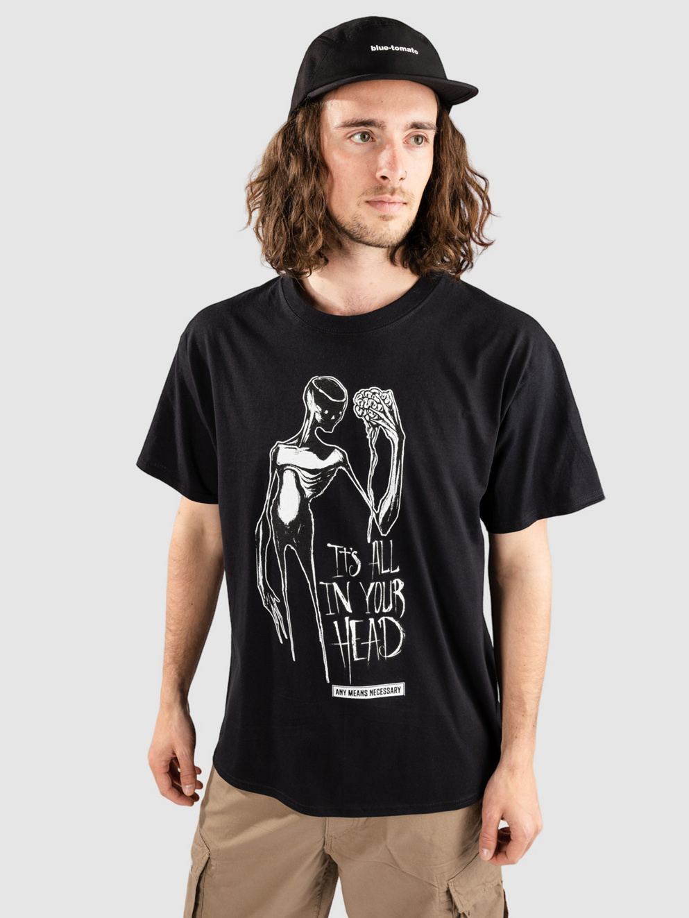 Any Means Necessary It'S All In Your Head T-Shirt black