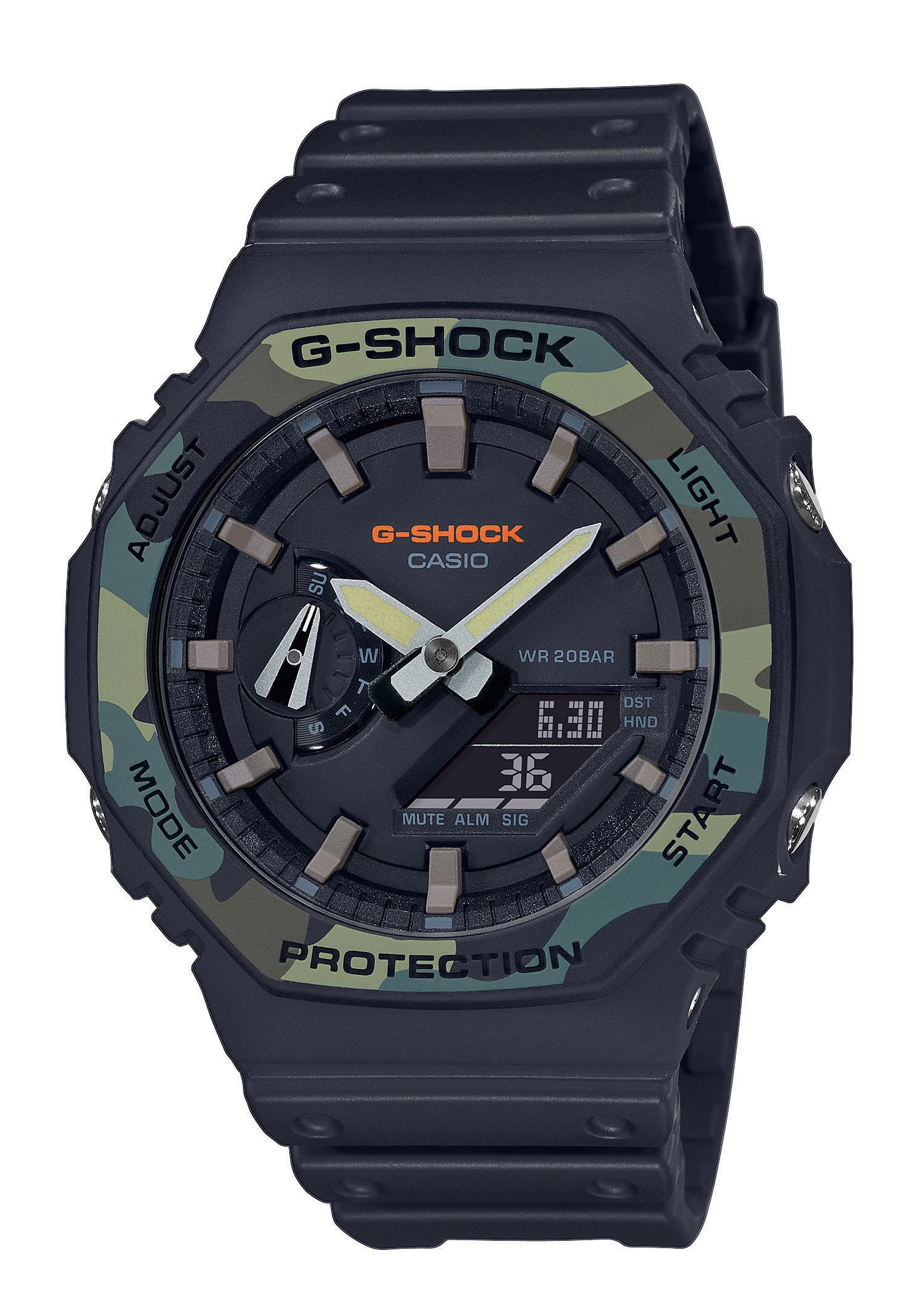 Casio G-Shock GA2100 Classic Digitaluhr GA-2100SU-1AER
