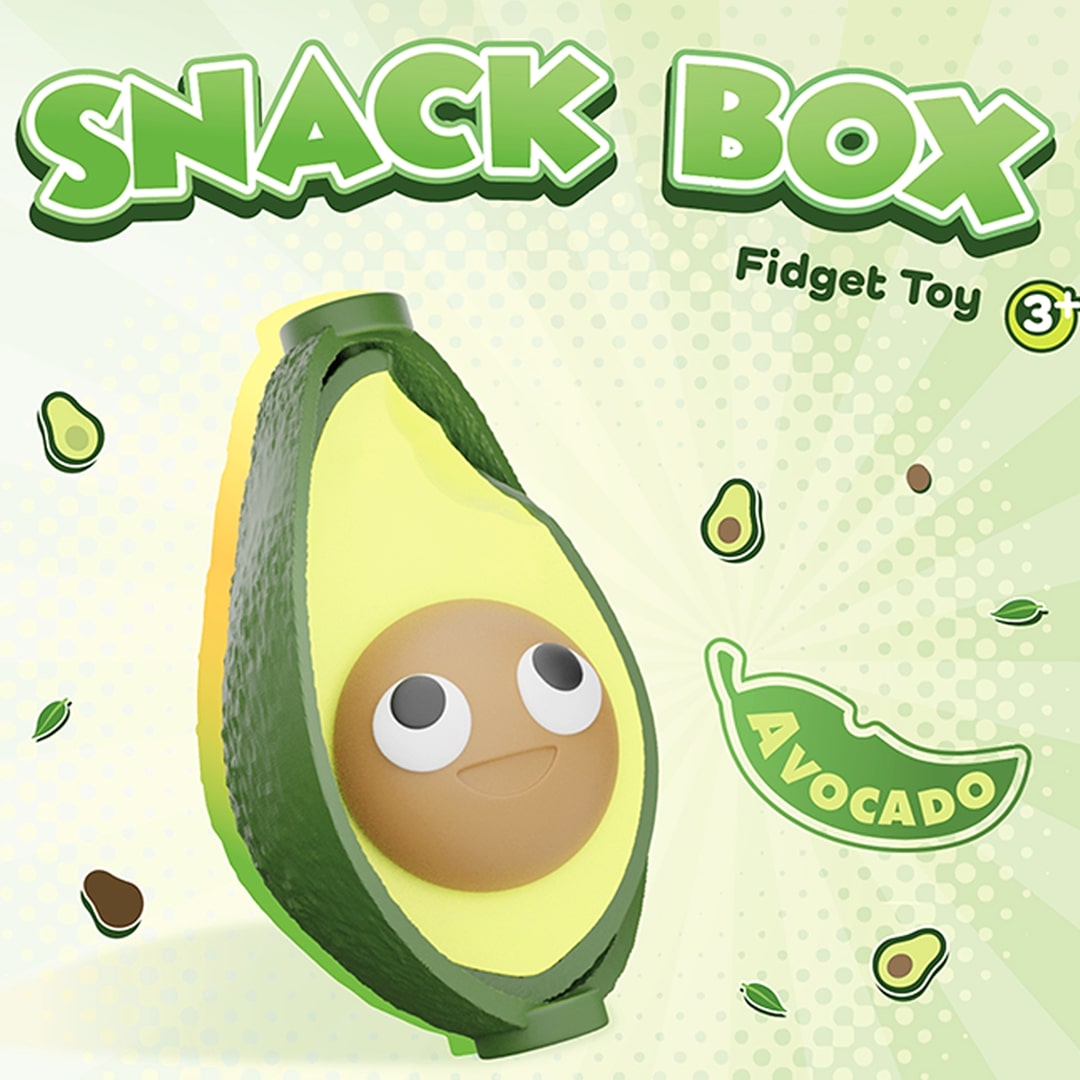 Fidget go friemelspeelgoed avocado