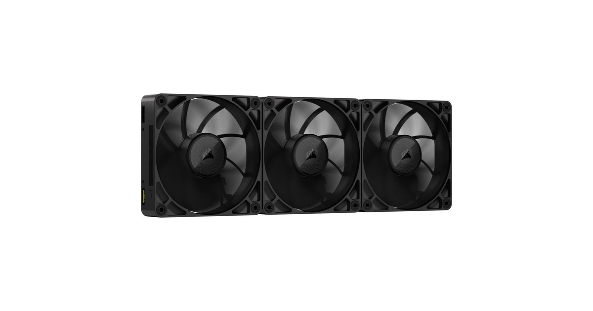 CorsairRX120 MAX Thick case fans  (Zwart, 3 stuks, 120 x 120 x 30 mm, PWM)
