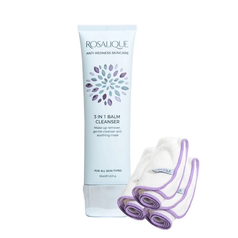 Rosalique 3 In 1 Balm Cleanser 100 ml + 3 Bamboo Cloths