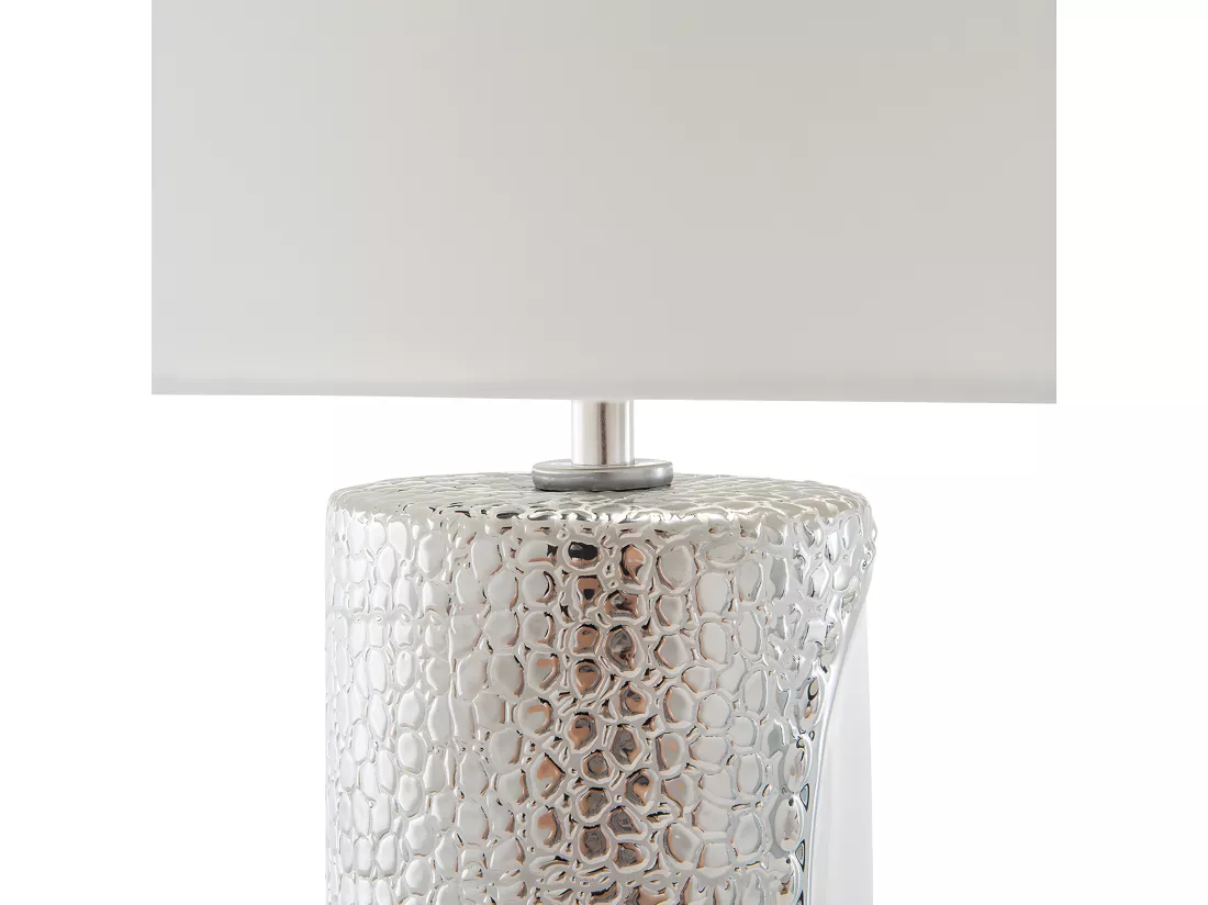 Lampe à poser AIKEN Porcelaine Blanc