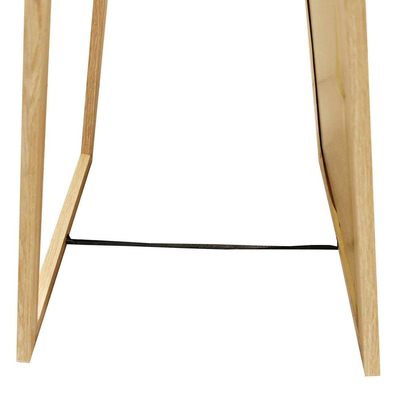 Home Deco Factory Miroir en pied bois naturel - 30x39.10x140 cm