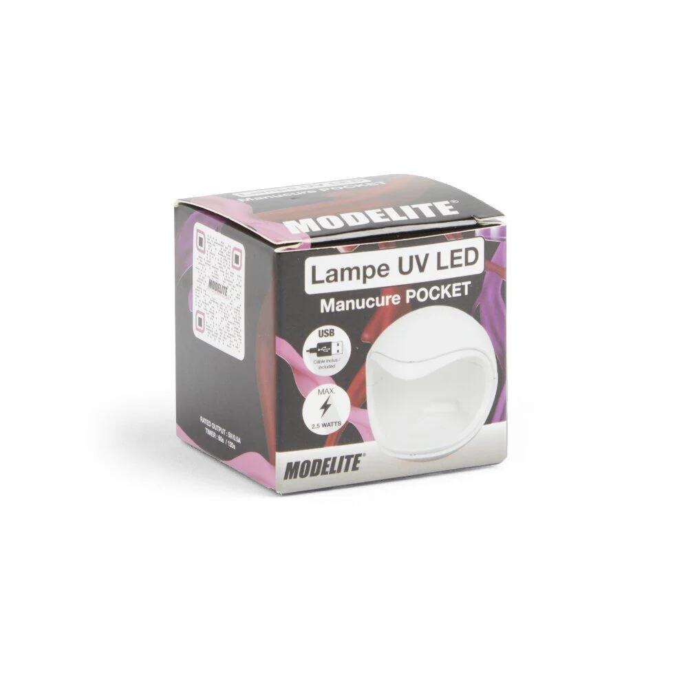 Lampe UV manucure LED USB format pocket 2,5W
