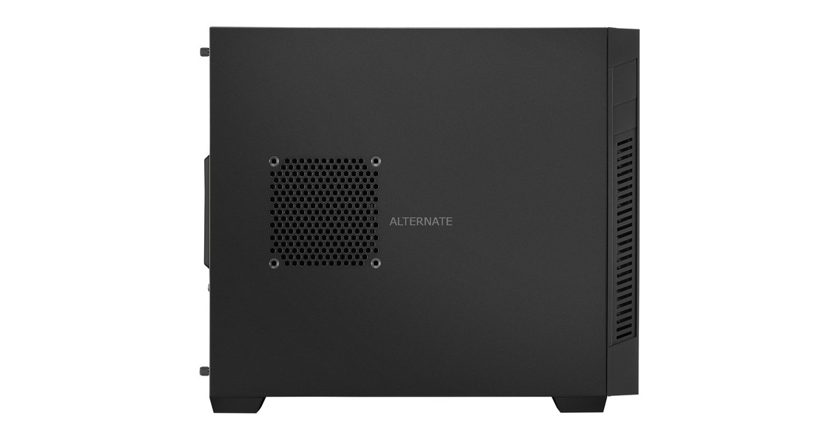 SharkoonS1000 midi tower behuizing  (Zwart | 2x USB-A)
