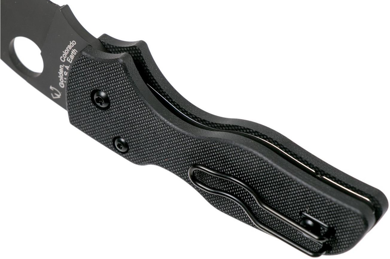 Spyderco Lil' Native Compression Lock Black C230GPBBK zakmes