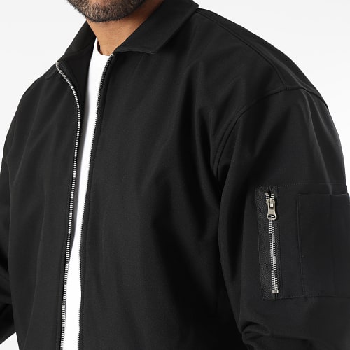 Veste Lifestyle Col Classique 0261 Noir