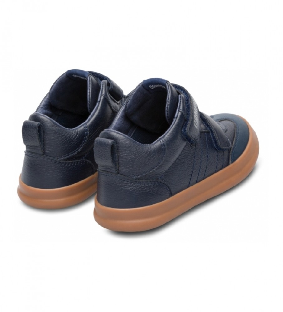 Botas de cano curto de couro Camper Pursuit Kids, azuis