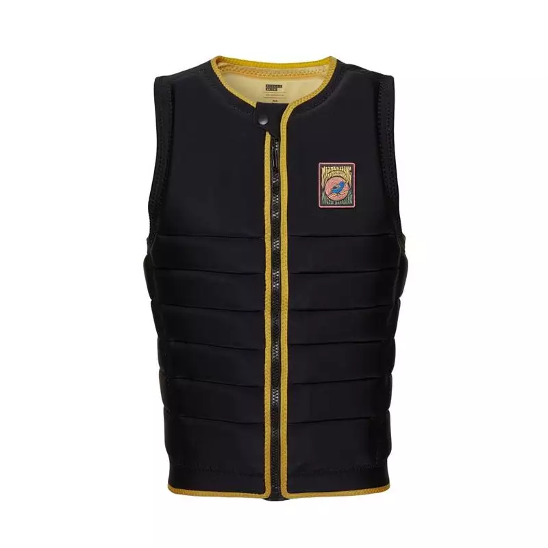 Gilet impact MYSTIC The Dom Front Zip Black / Yellow