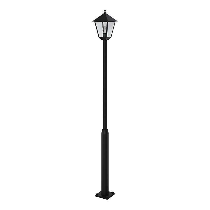 Lampadaire Docker E27 25W IP44 GoodHome noir