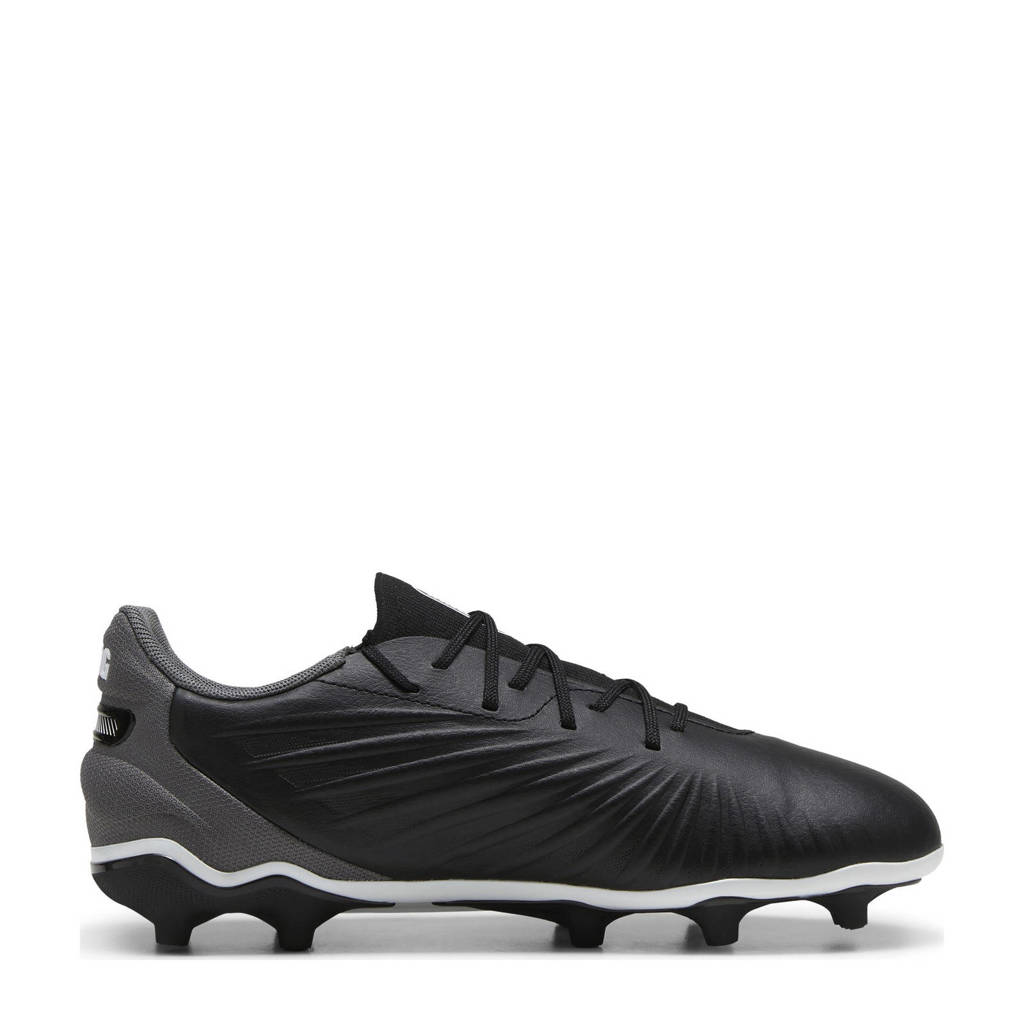 Puma Kin Matchjunior voetbalschoenen zwart/wit/antraciet