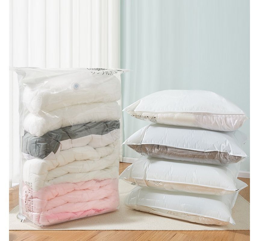 Evorest Bags - Set van 2: Vacuüm kledingorganizer (verschillende designs) / Handmatige luchtpomp