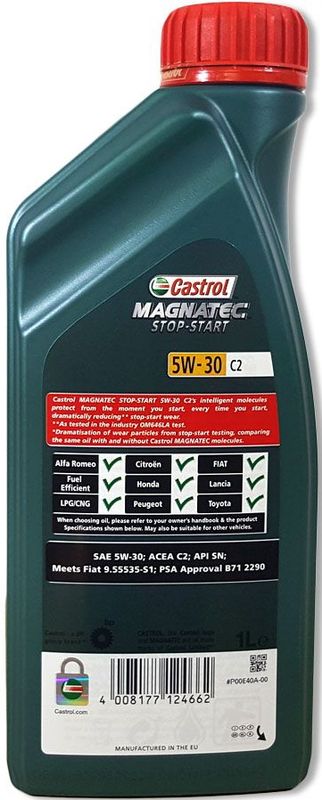 Castrol - Magnatec 5W-30 C2 - Motorolie - 1 Liter