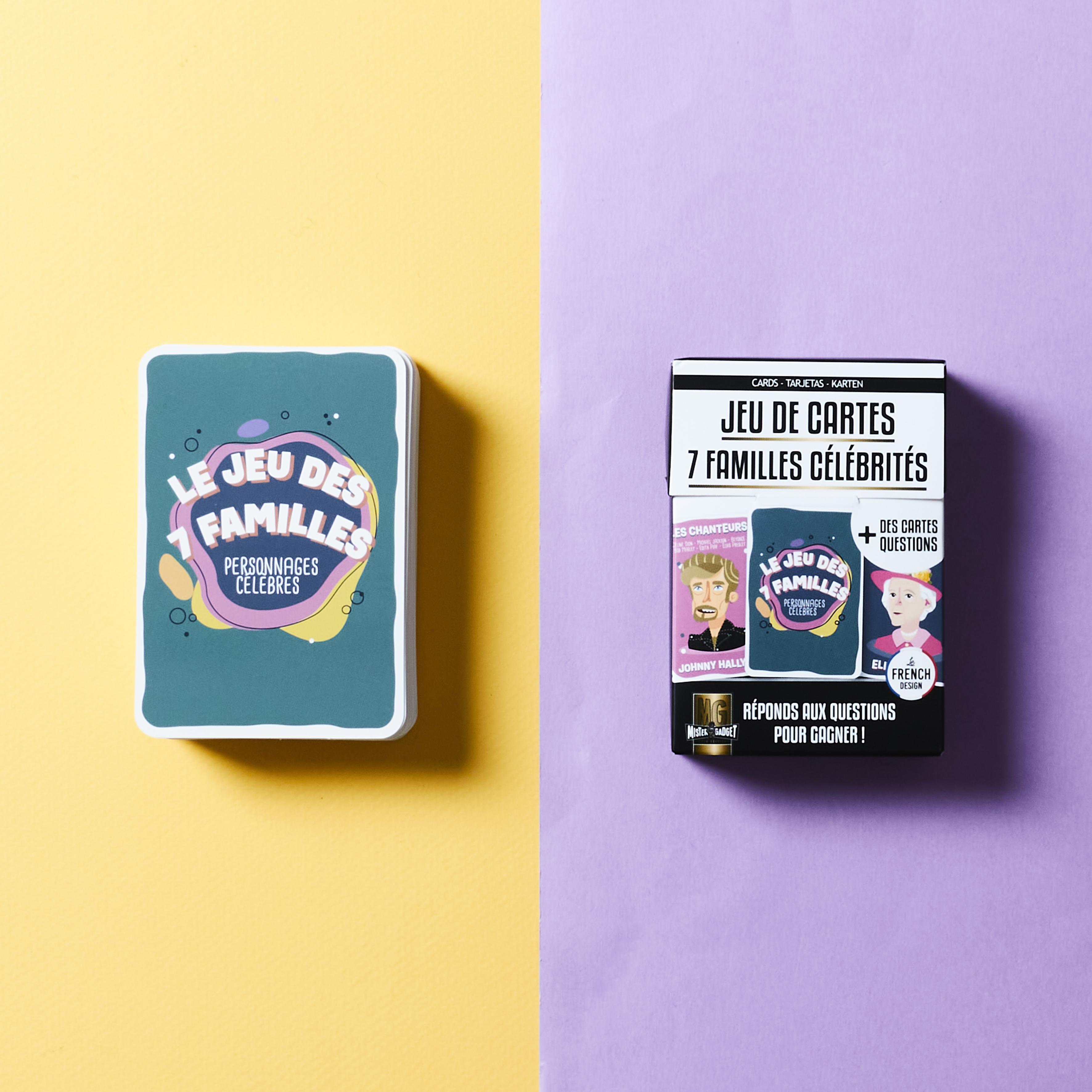 JEU DES 7 FAMILLES 60 CARTES