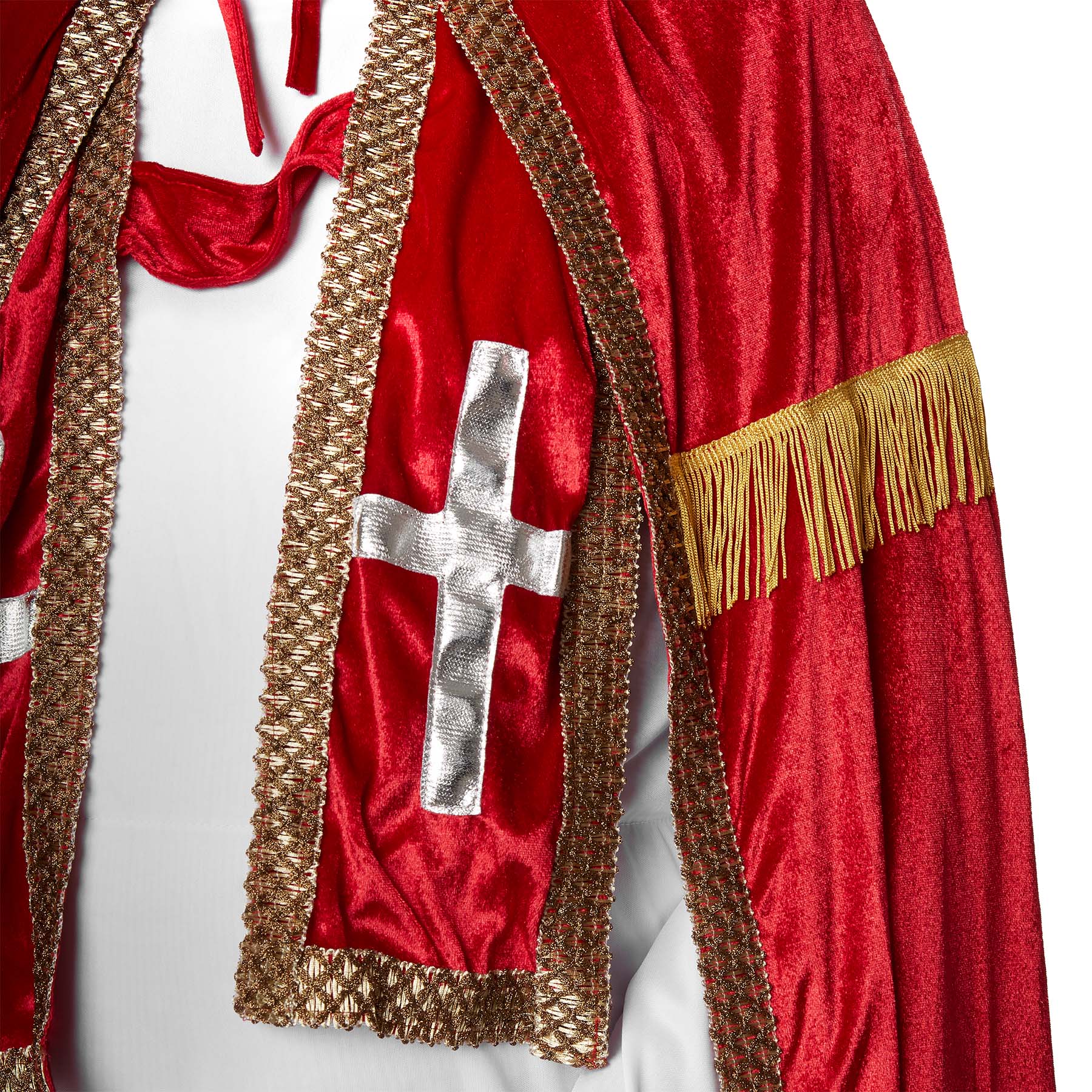 tectake® Herrenkostüm St. Nikolaus-Set dunkelrot