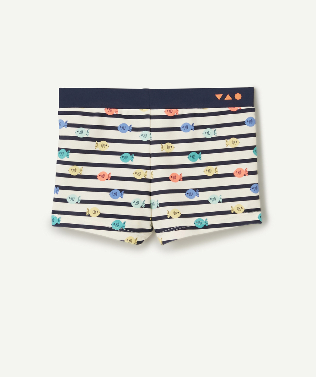 BOXER DE BAIN BÉBÉ GARÇON EN FIBRES RECYCLÉES AVEC IMPRIMÉS