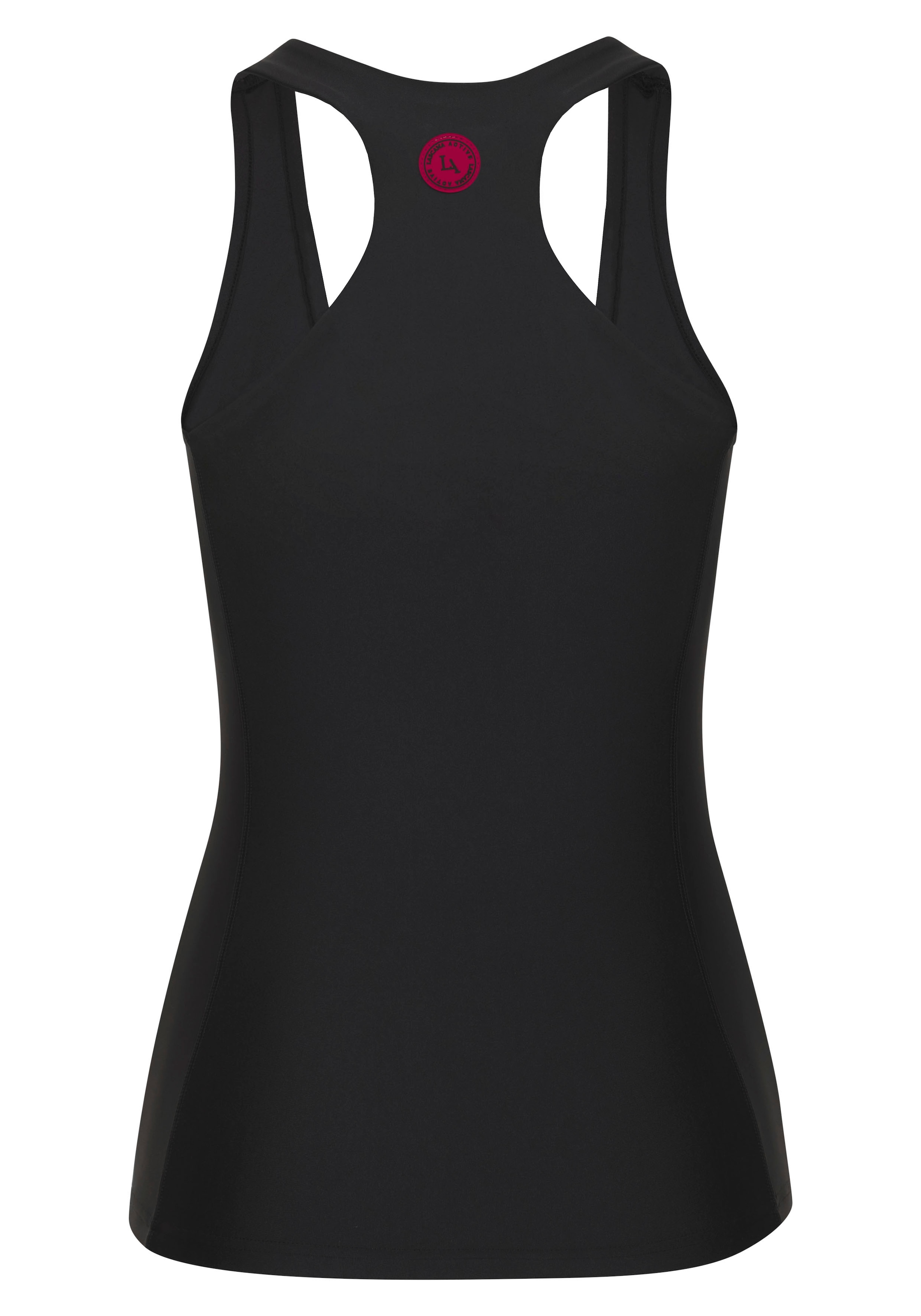LASCANA ACTIVE Sporttop mit Racerback und Logo-Badge