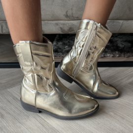 Cowboy boots - gold