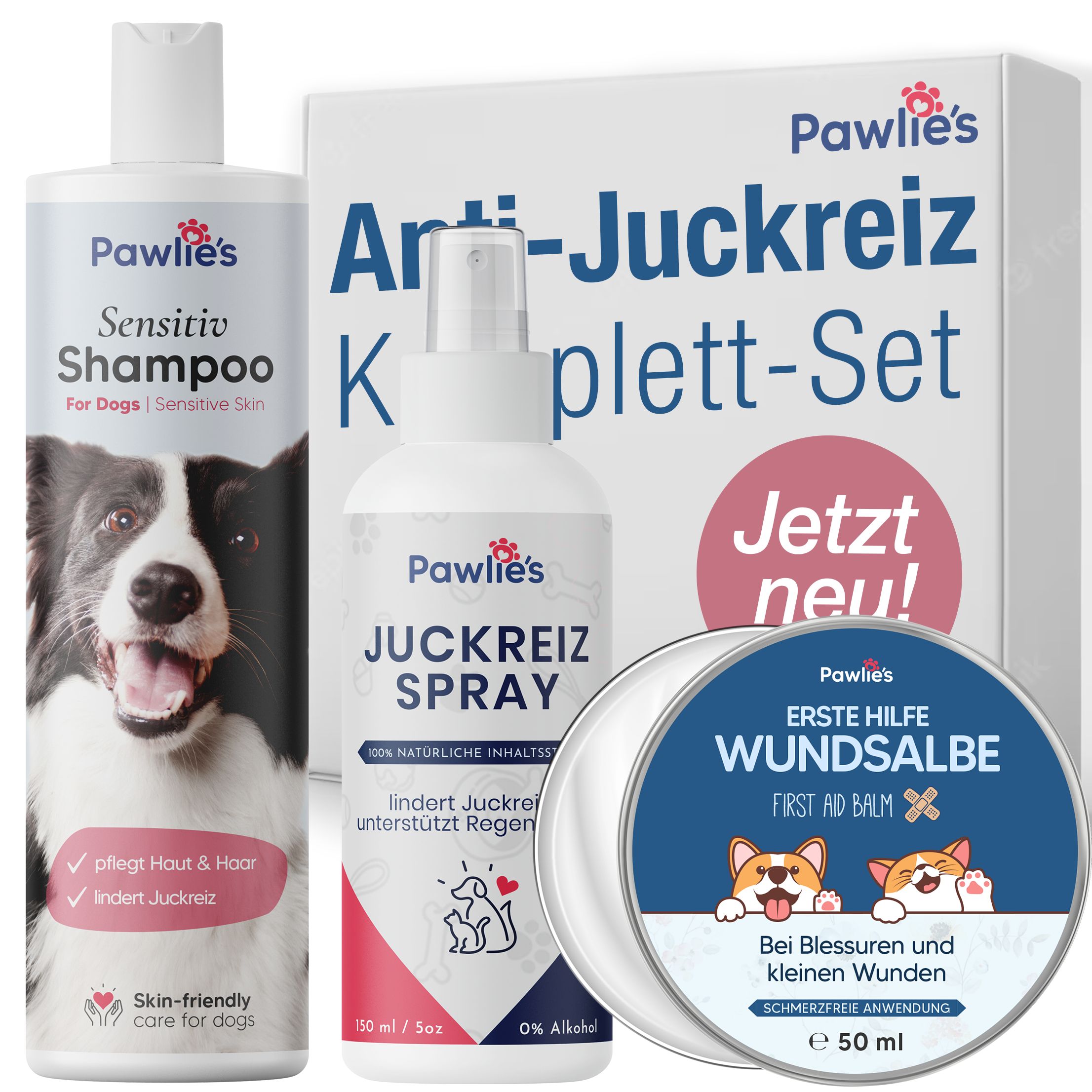 Pawlie's Anti-Juckreiz-Set für Hunde & Katzen