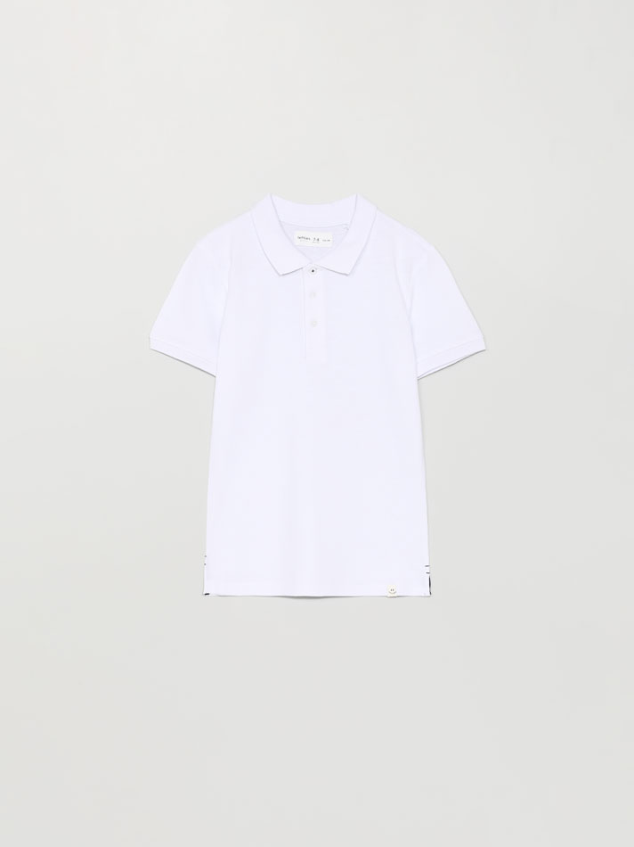 Pacote com 2 camisas polo básicas - Brancas