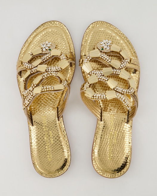 Konstantin Starke PS361 Pantoletten in Gold