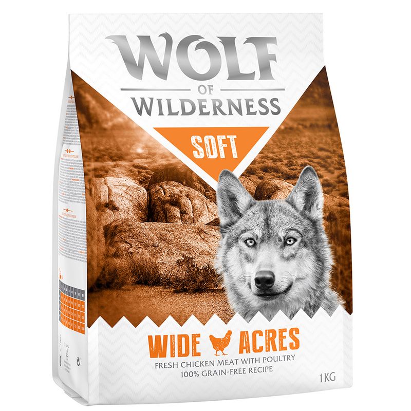 Wolf of Wilderness Adulte Soft Wide Acres, poulet