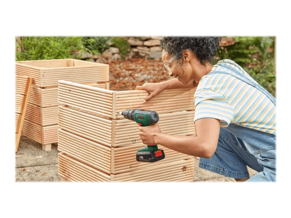 Bosch AKKUSLAGBOREMASKINE 18V-40 1,5AH S-BOX