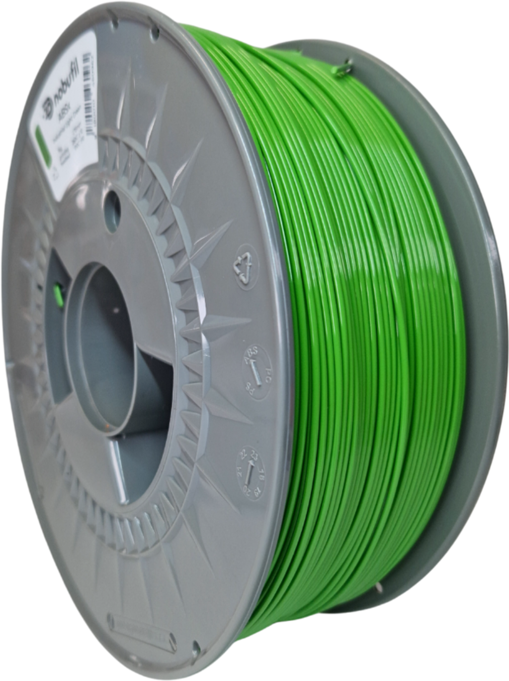 Nobufil  ABSx Industrial Light Green, 1,75 mm / 1000 g    ABS Filament aus recycelten Kunststoffen